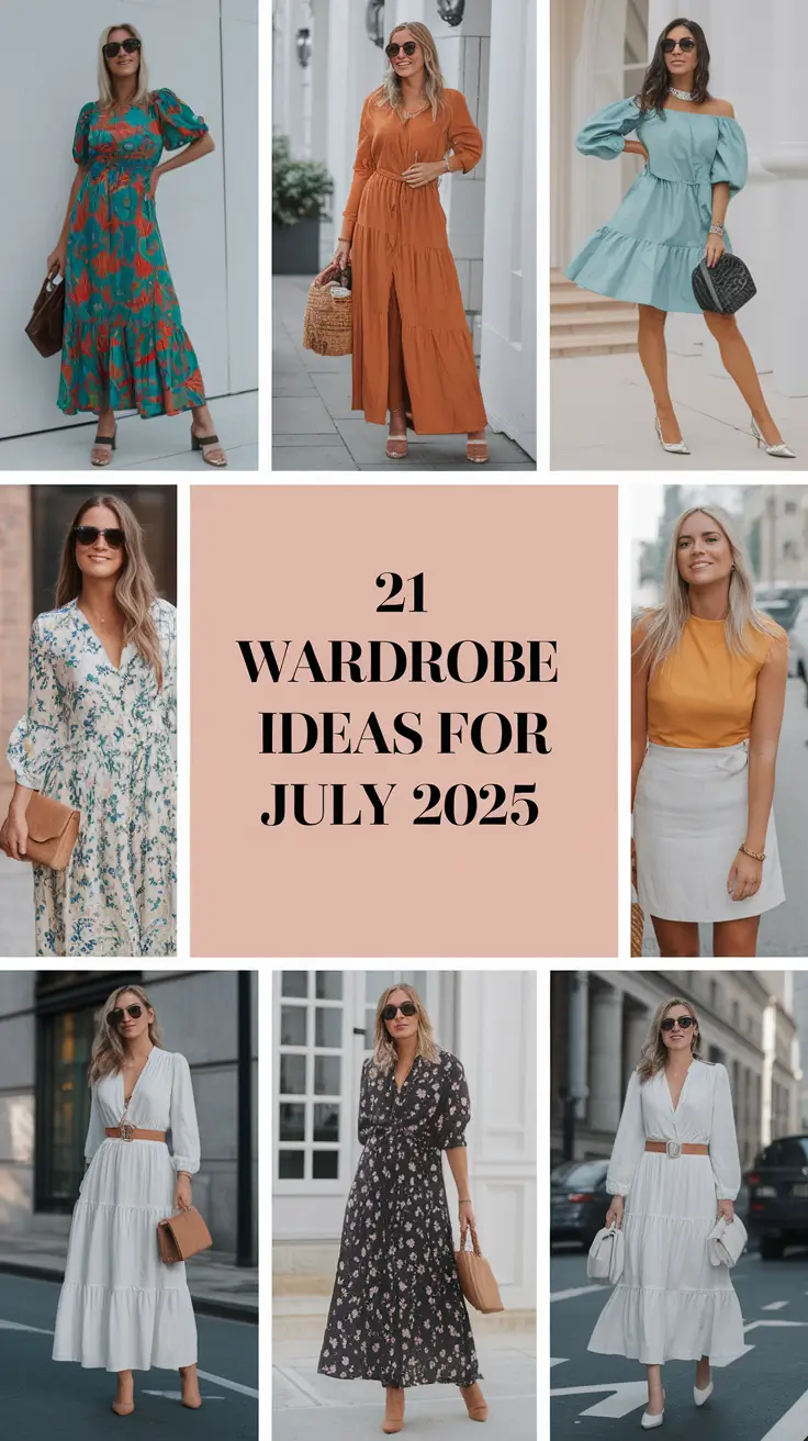 Wardrobe Ideas for July 2025: Stylish Capsule Looks for Every Summer Occasion
