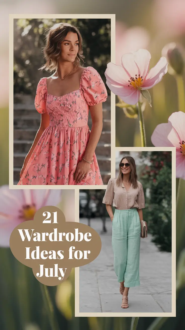 Wardrobe Ideas for July 2025: Stylish Capsule Looks for Every Summer Occasion