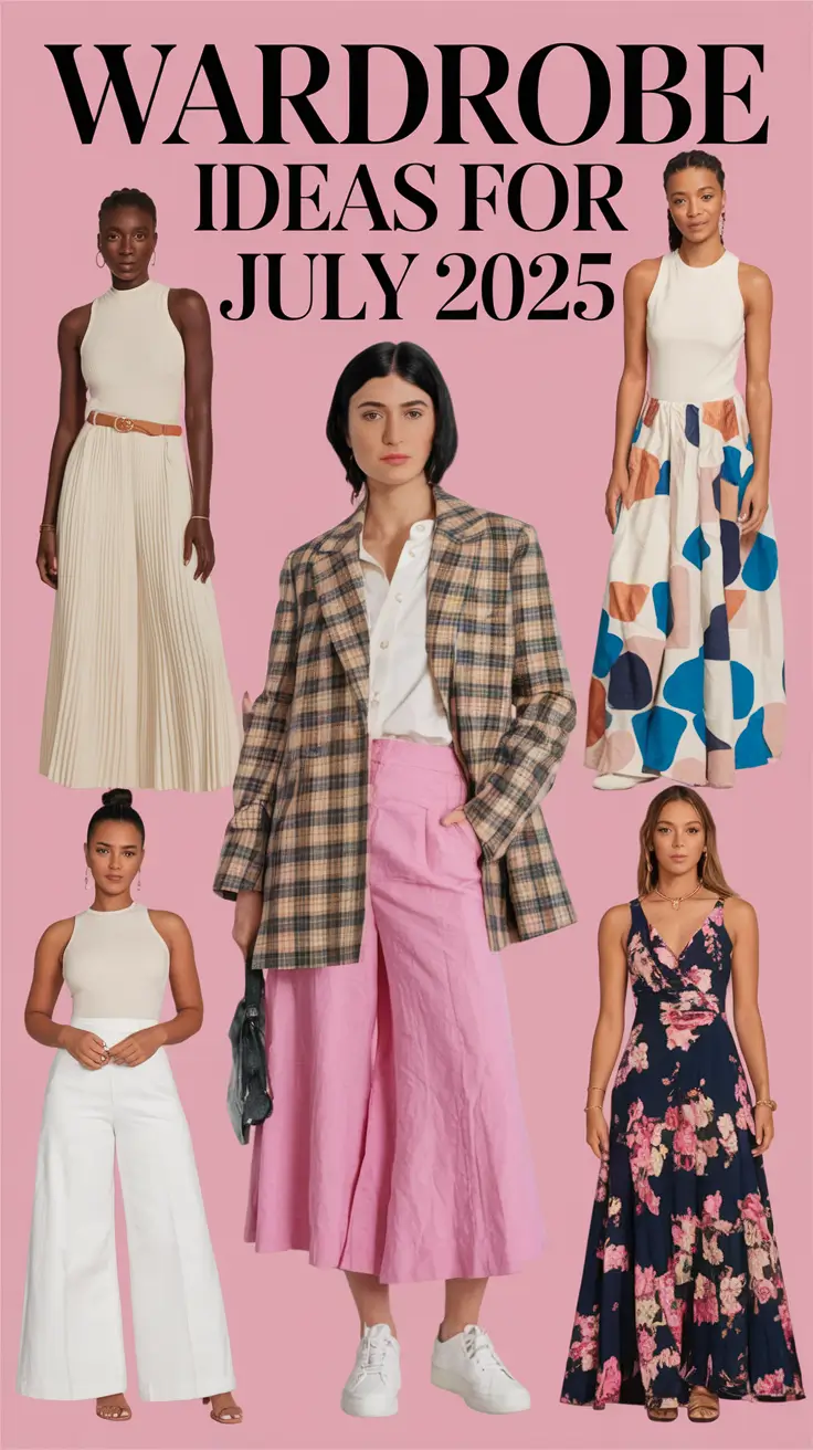 Wardrobe Ideas for July 2025: Stylish Capsule Looks for Every Summer Occasion