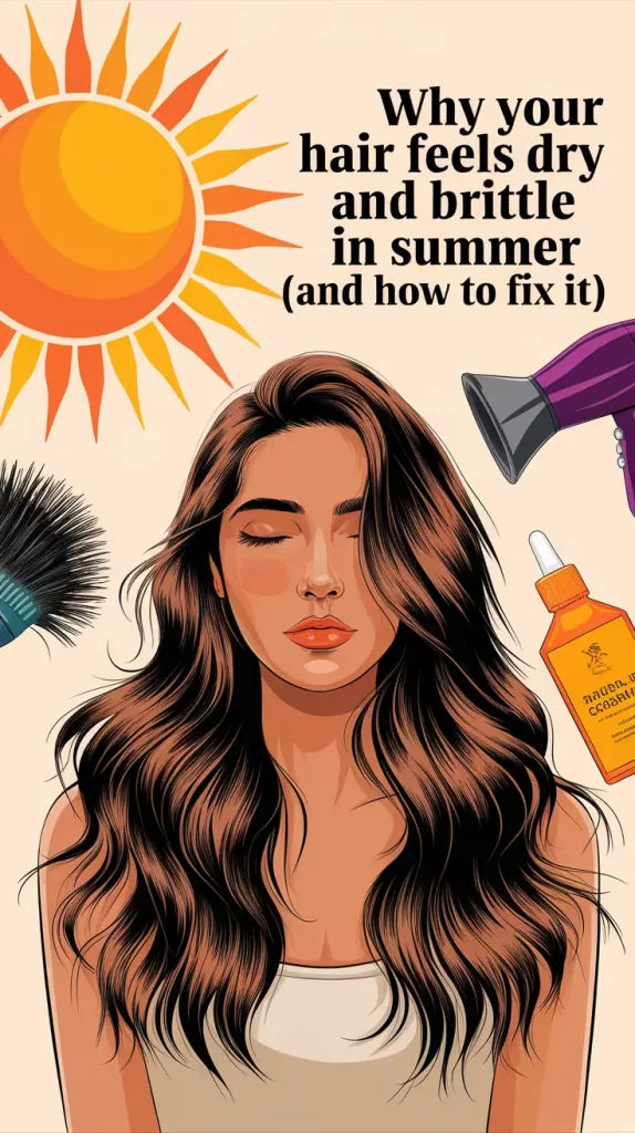 Why Your Hair Feels Dry and Brittle in Summer (And How to Fix It)
