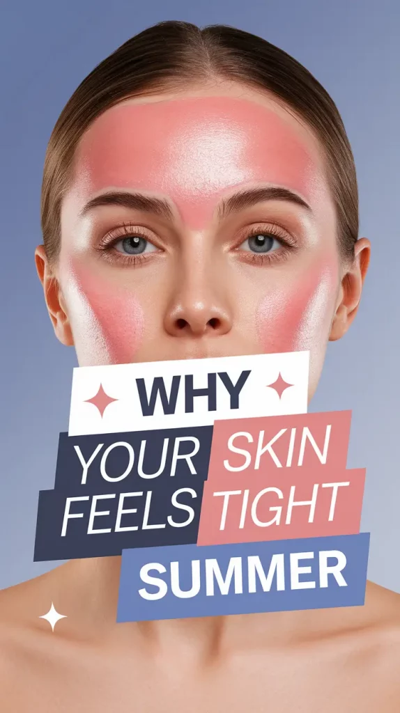 Why Your Skin Feels Tight in Summer — and What Actually Helps