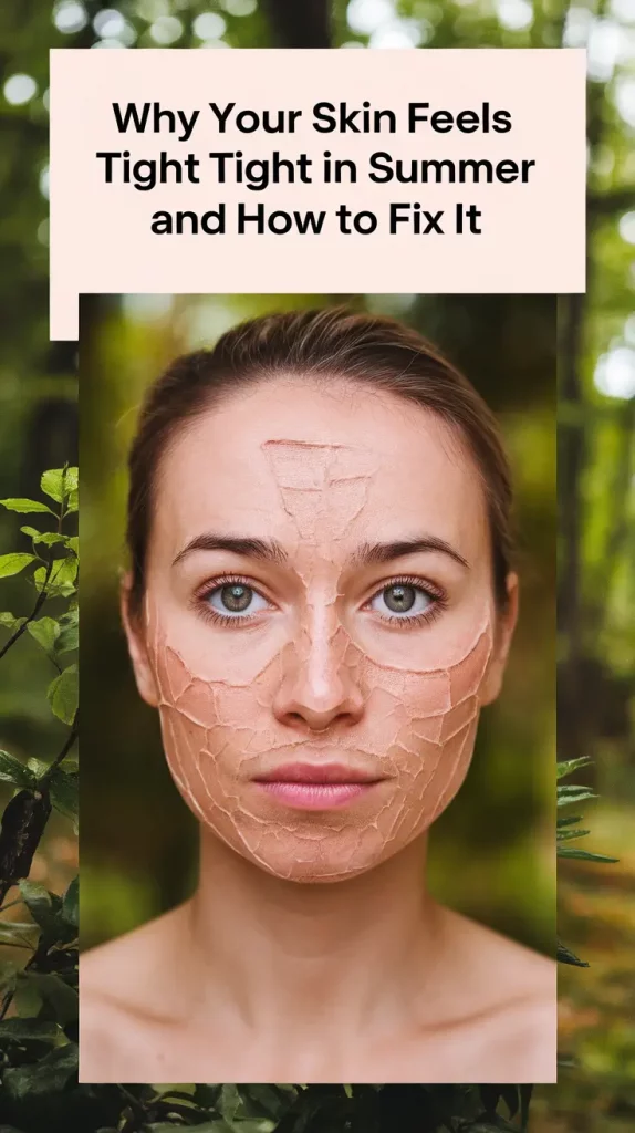 Why Your Skin Feels Tight in Summer — and What Actually Helps