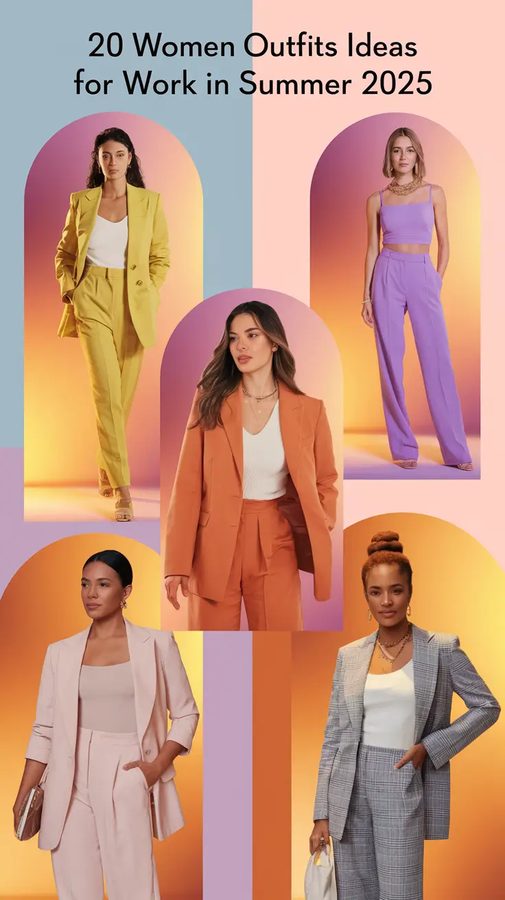 Women Outfits Ideas for Work in Summer 2025: Stylish & Smart Casual Looks to Try