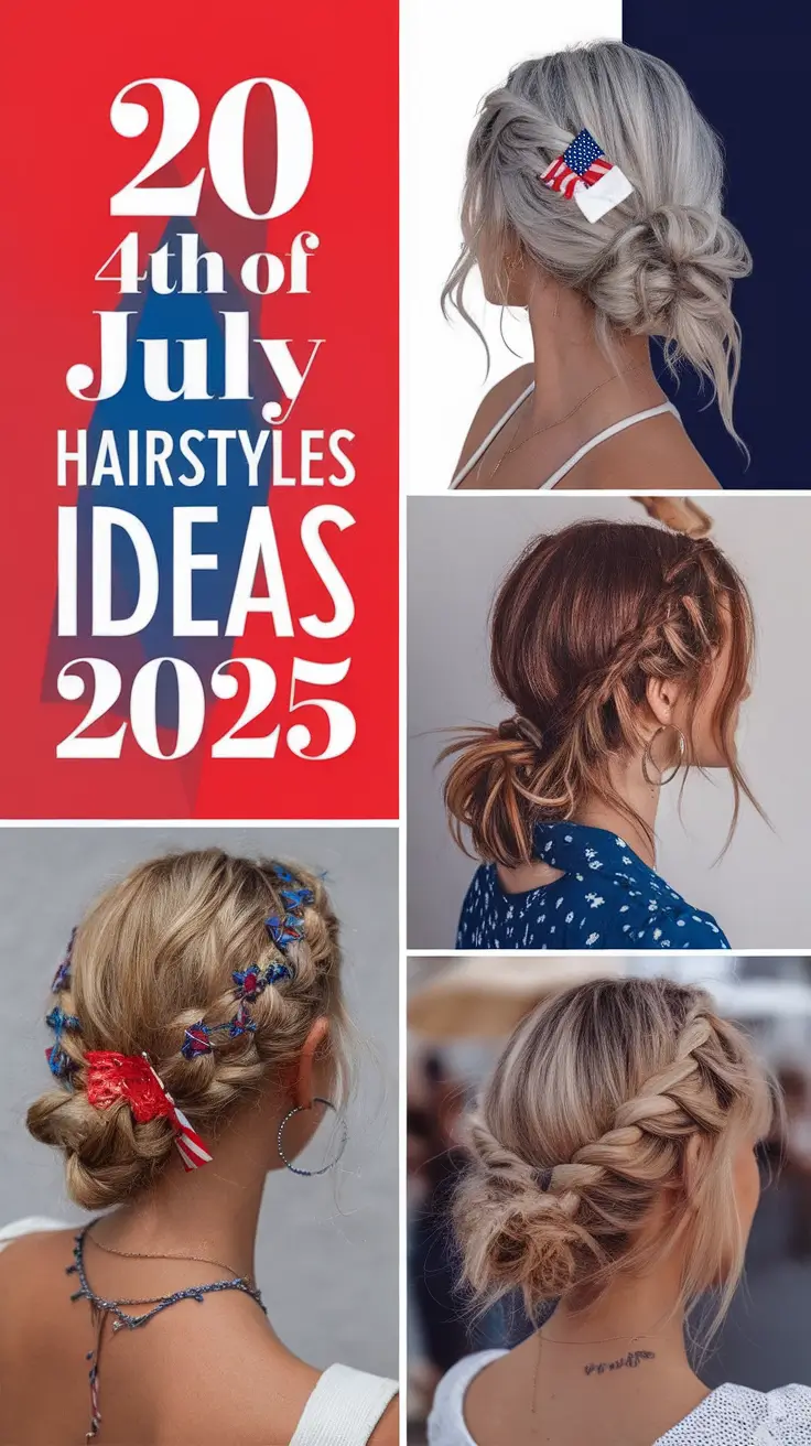 4th of July Hairstyles Ideas 2025 That Are Fun, Easy & Made to Stand Out