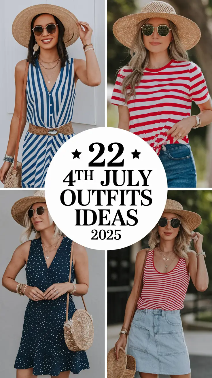 4th of July Outfits Ideas 2025 That Feel Inspired and Stylish for Every Occasion