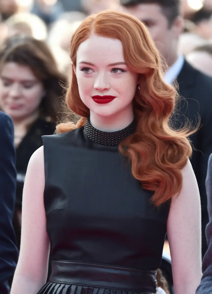 august hair color ideas - summer trends for 2025 Retro Copper with Hollywood Waves