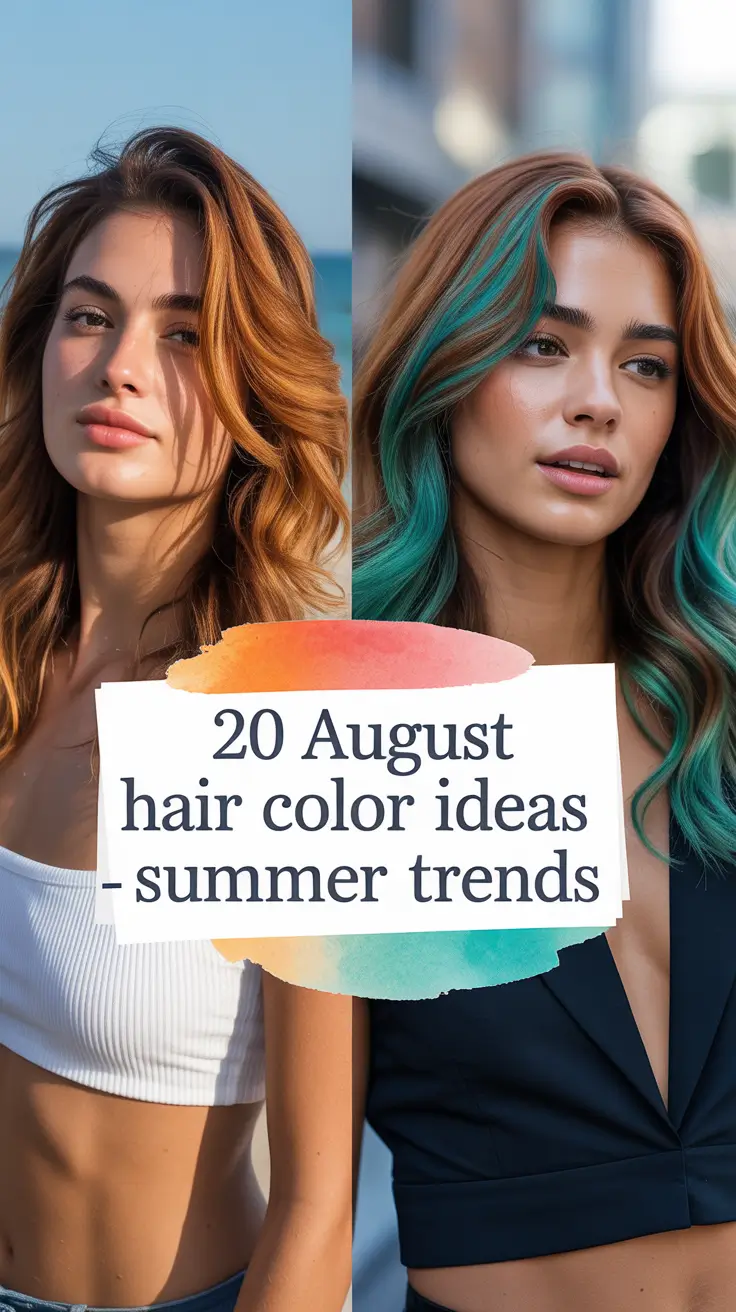 August Hair Color Ideas – Summer Trends for 2025 That Will Inspire Your Glow-Up
