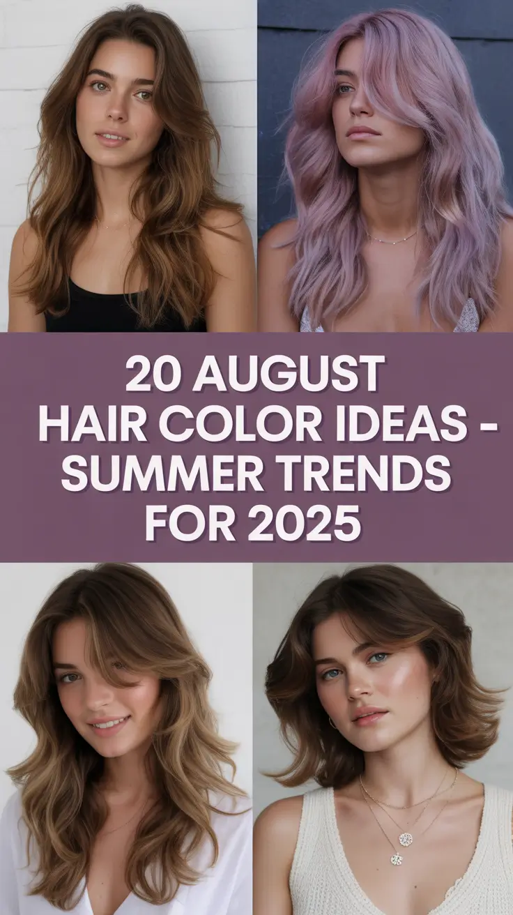 August Hair Color Ideas – Summer Trends for 2025 That Will Inspire Your Glow-Up
