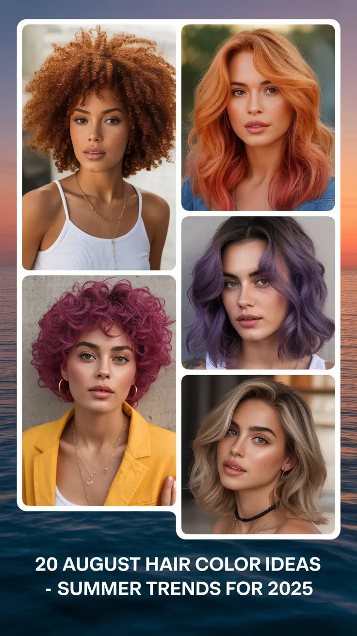 August Hair Color Ideas – Summer Trends for 2025 That Will Inspire Your Glow-Up