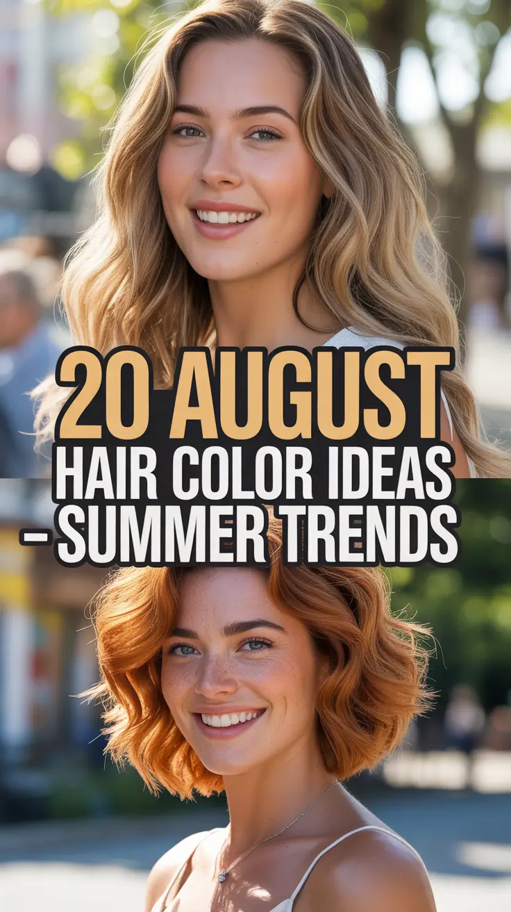 August Hair Color Ideas – Summer Trends for 2025 That Will Inspire Your Glow-Up