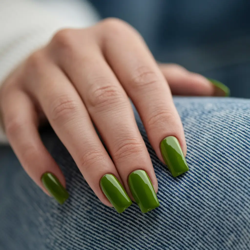 august nails color ideas Green with an Edge