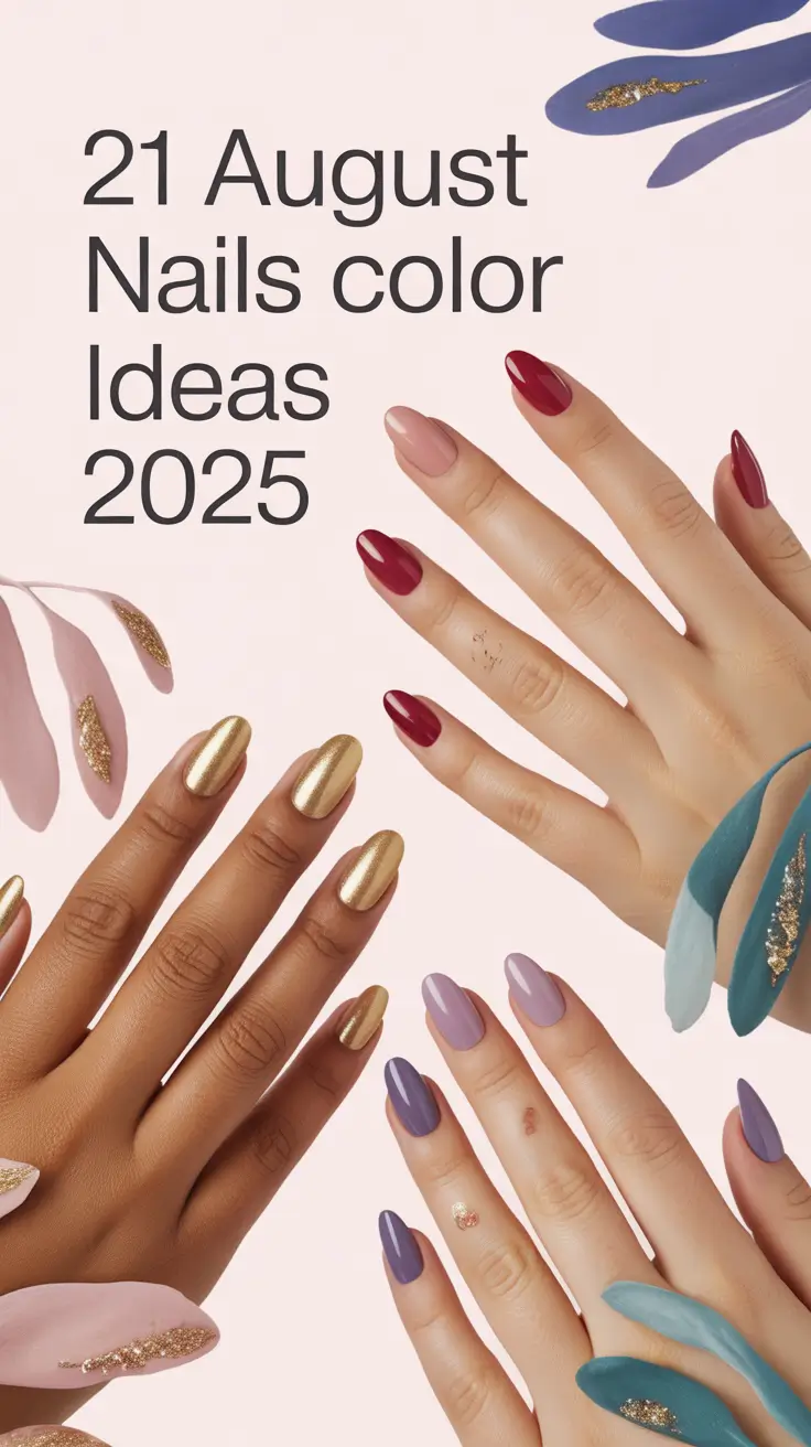 August Nails Color Ideas 2025 That Will Instantly Upgrade Your Late Summer Look