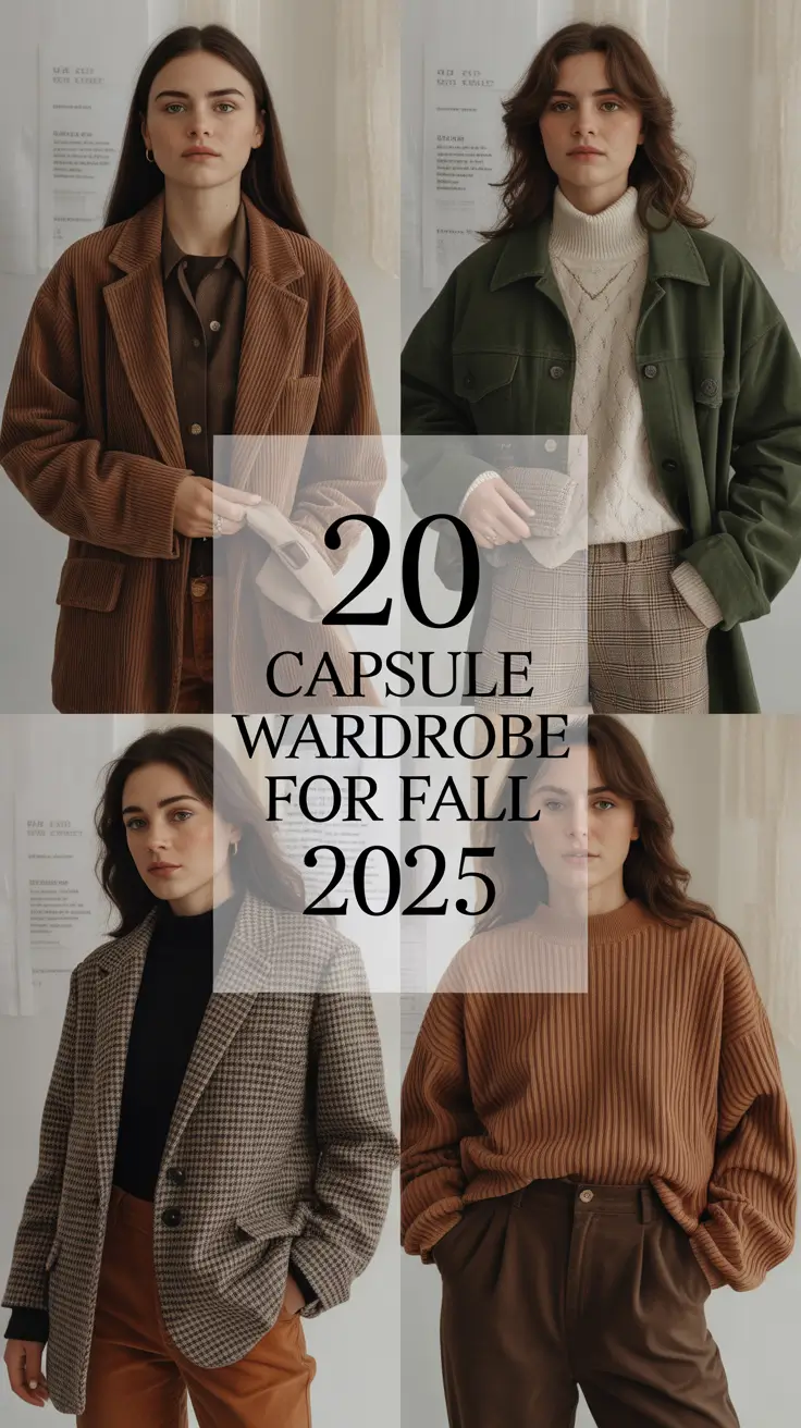 Capsule Wardrobe for Fall 2025: Parisian-Inspired Outfits That Feel Effortless and Chic