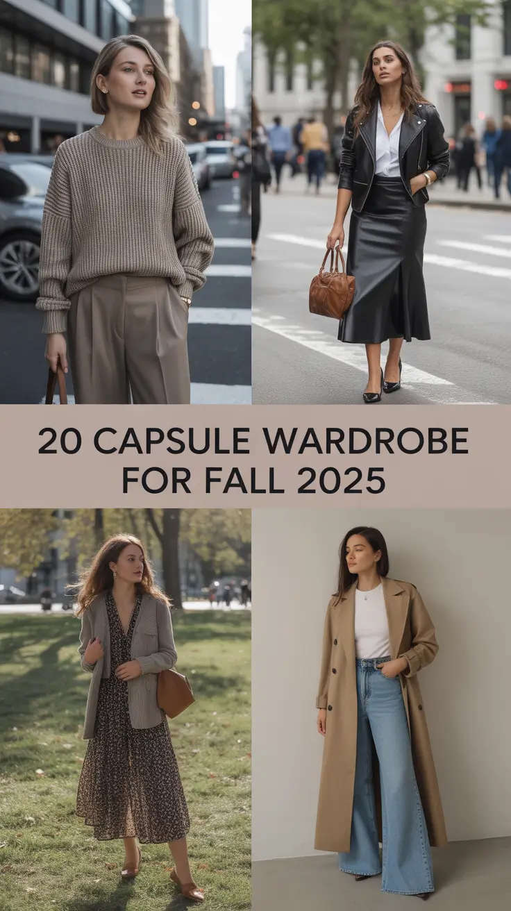 Capsule Wardrobe for Fall 2025: Parisian-Inspired Outfits That Feel Effortless and Chic
