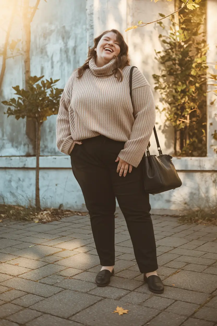 fall plus size outfits casual Everyday Joy in Elevated Basics