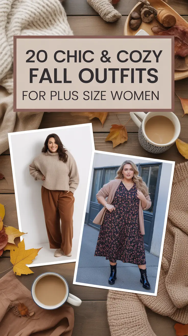 Chic & Cozy Fall 2025 Outfits for Plus Size Women That Are Aesthetic and Effortless