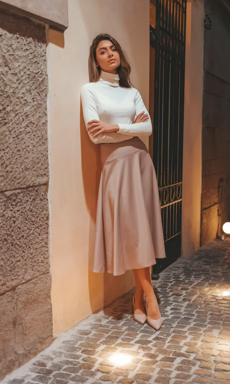 fall outfits Quiet Elegance in Earthy Neutrals