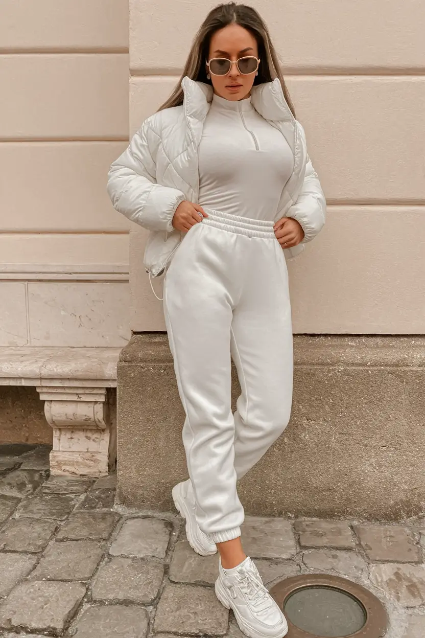 fall outfits Monochrome Ice Queen Energy