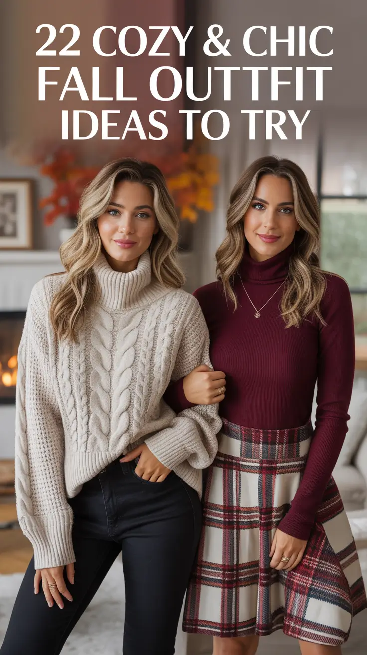Cozy & Chic Fall Outfits Ideas to Try in 2025: From Casual to Dress-to-Impress Looks
