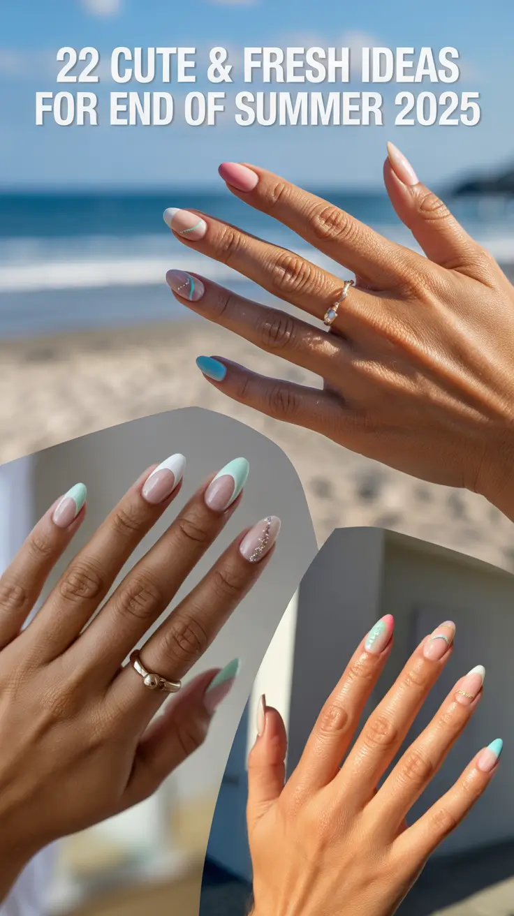 Cute & Fresh Nail Ideas for End of Summer 2025: Bright Colors, Simple Art & Inspo