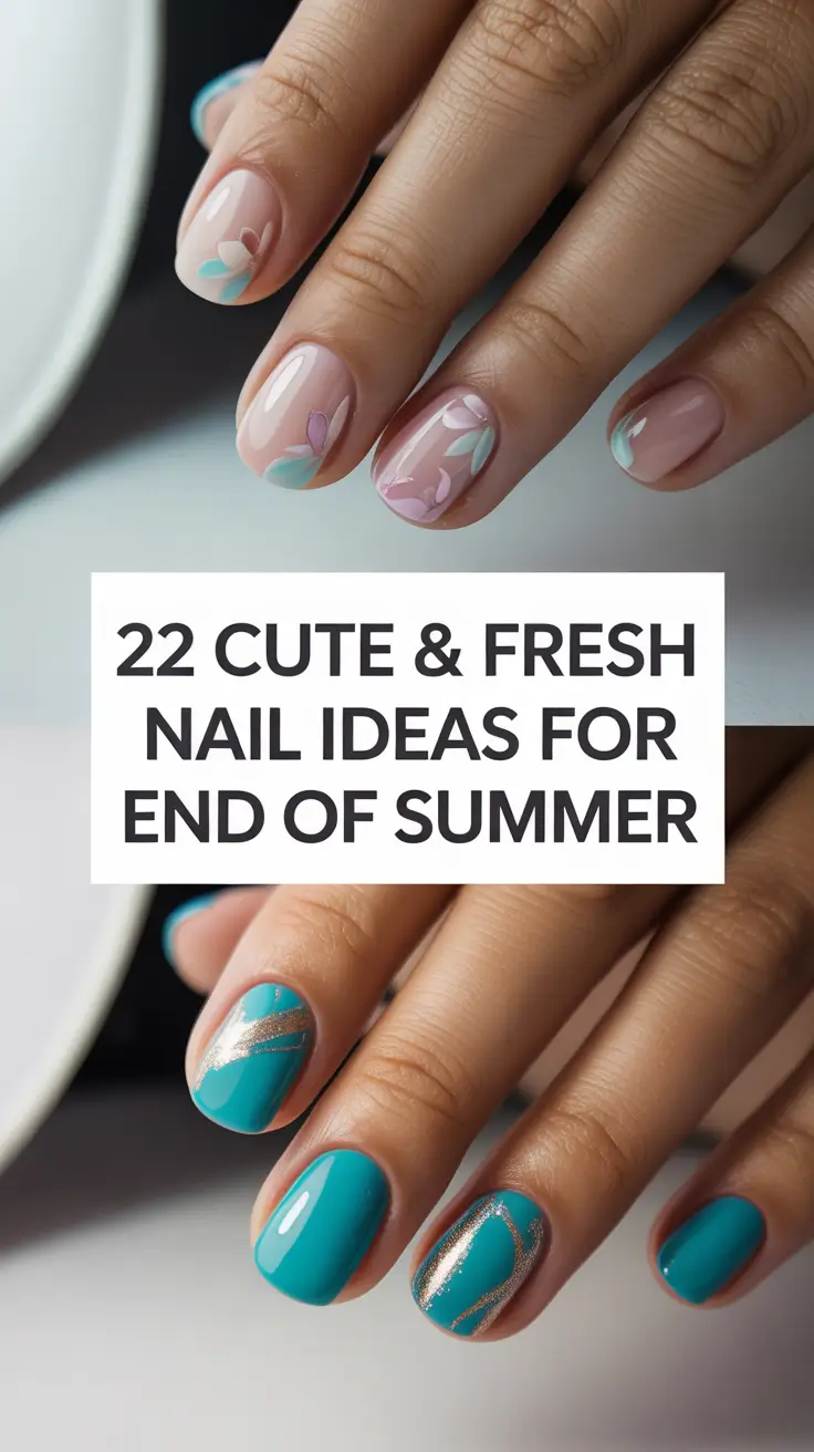 Cute & Fresh Nail Ideas for End of Summer 2025: Bright Colors, Simple Art & Inspo