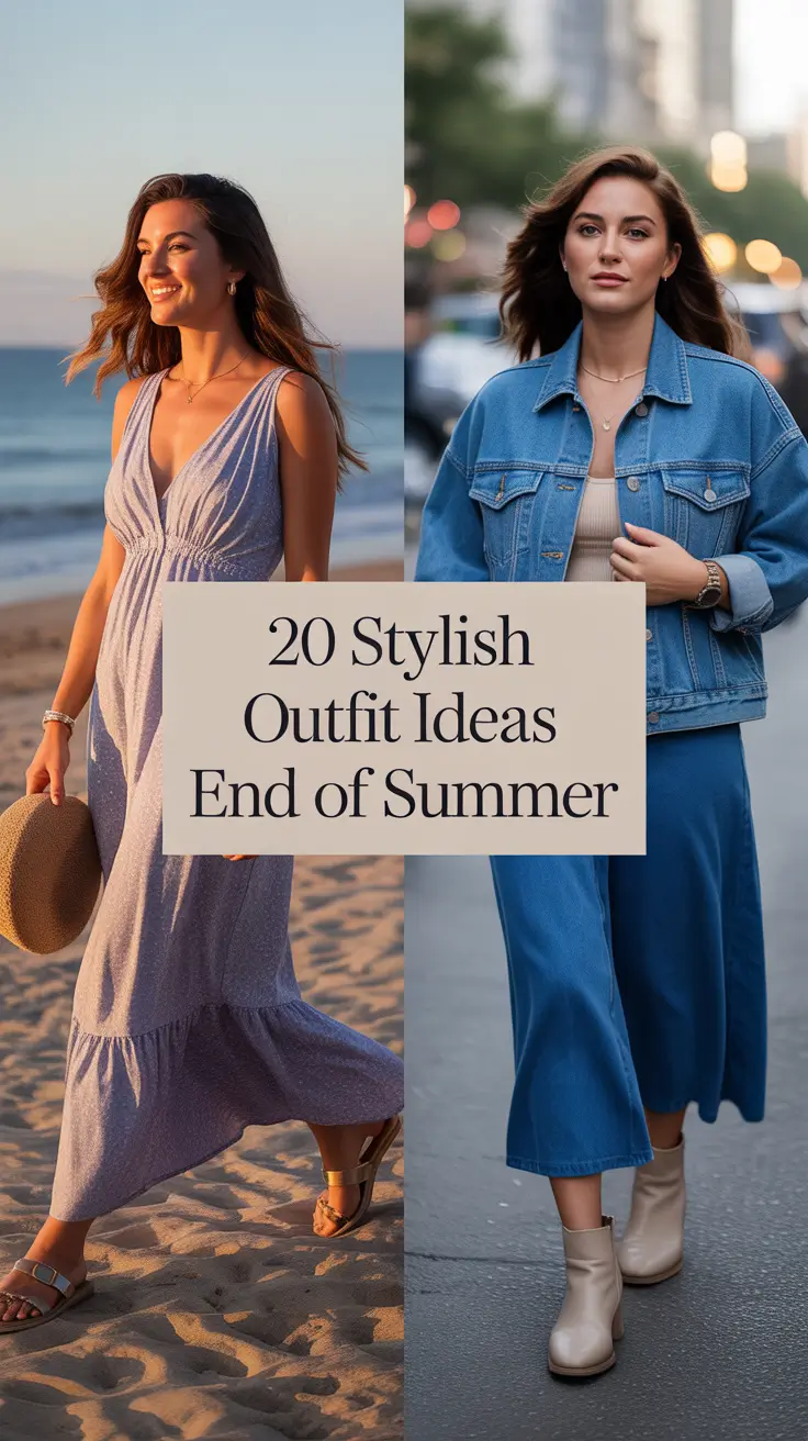 Stylish Outfits Ideas End of Summer 2025: Chic & Casual Looks You’ll Want to Copy Right Now