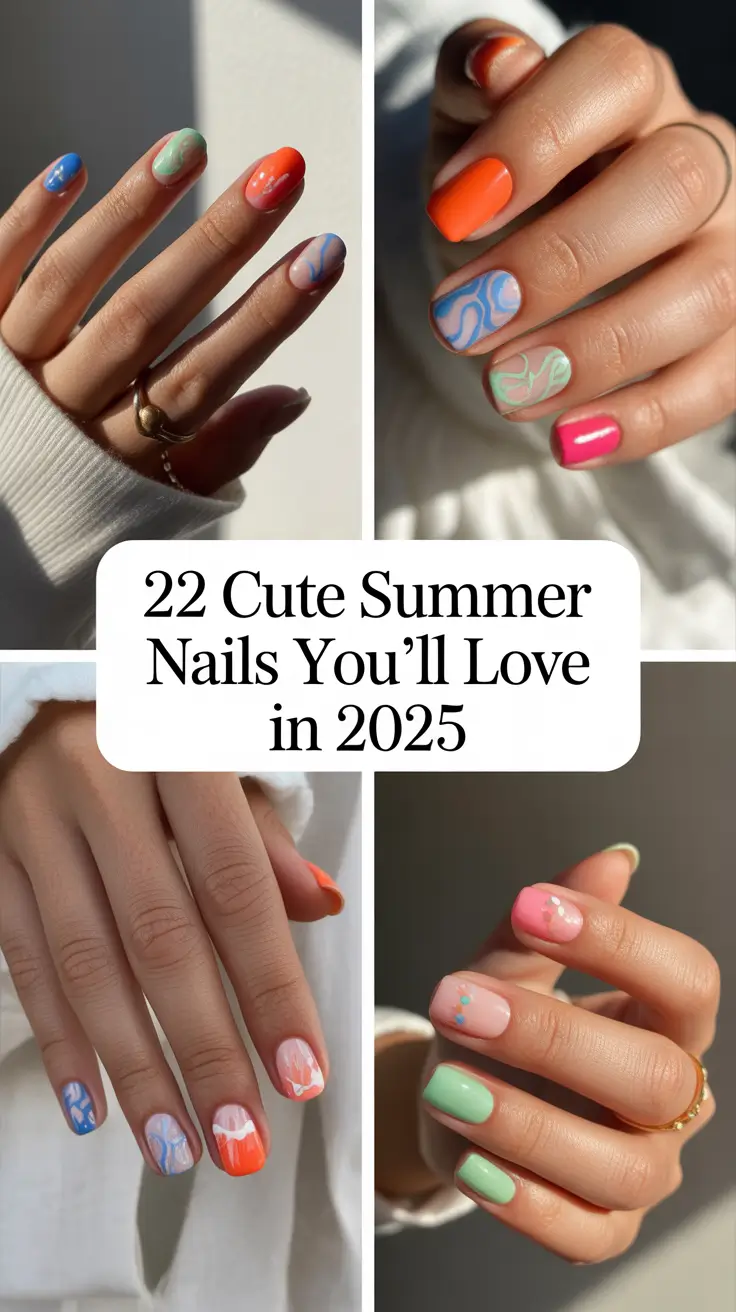 Cute Summer Nails You’ll Love in 2025: Bright Colors, Bold Designs & Everyday Inspo