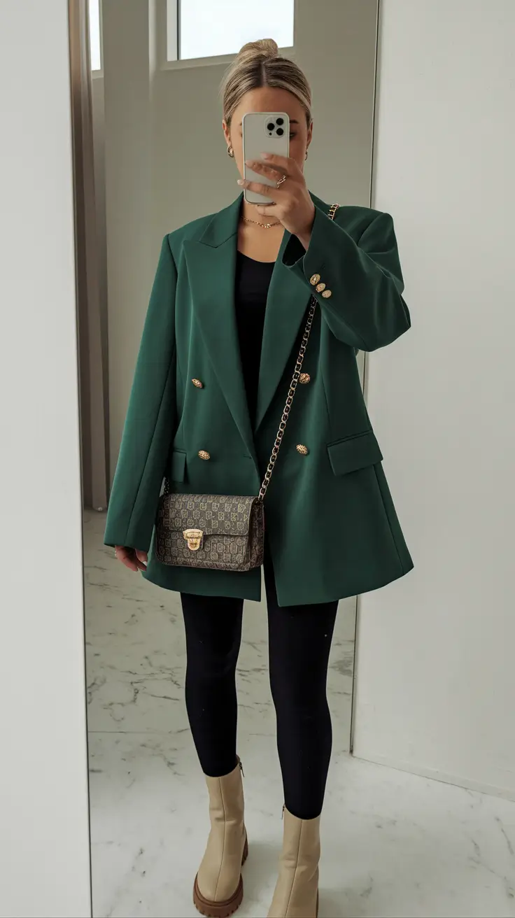 Work-fall-business-casual-outfits-ideas-2025-Statement-Green-for-Workday-Power-Moves