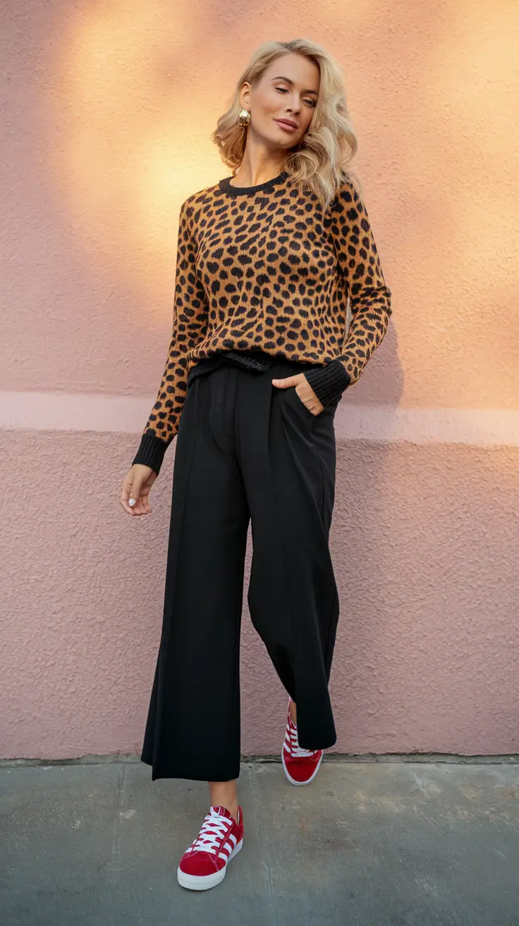 Fall Fashion 2025: Cute outfits Women Will Love - Leopard Power Meets Easy Streetwear