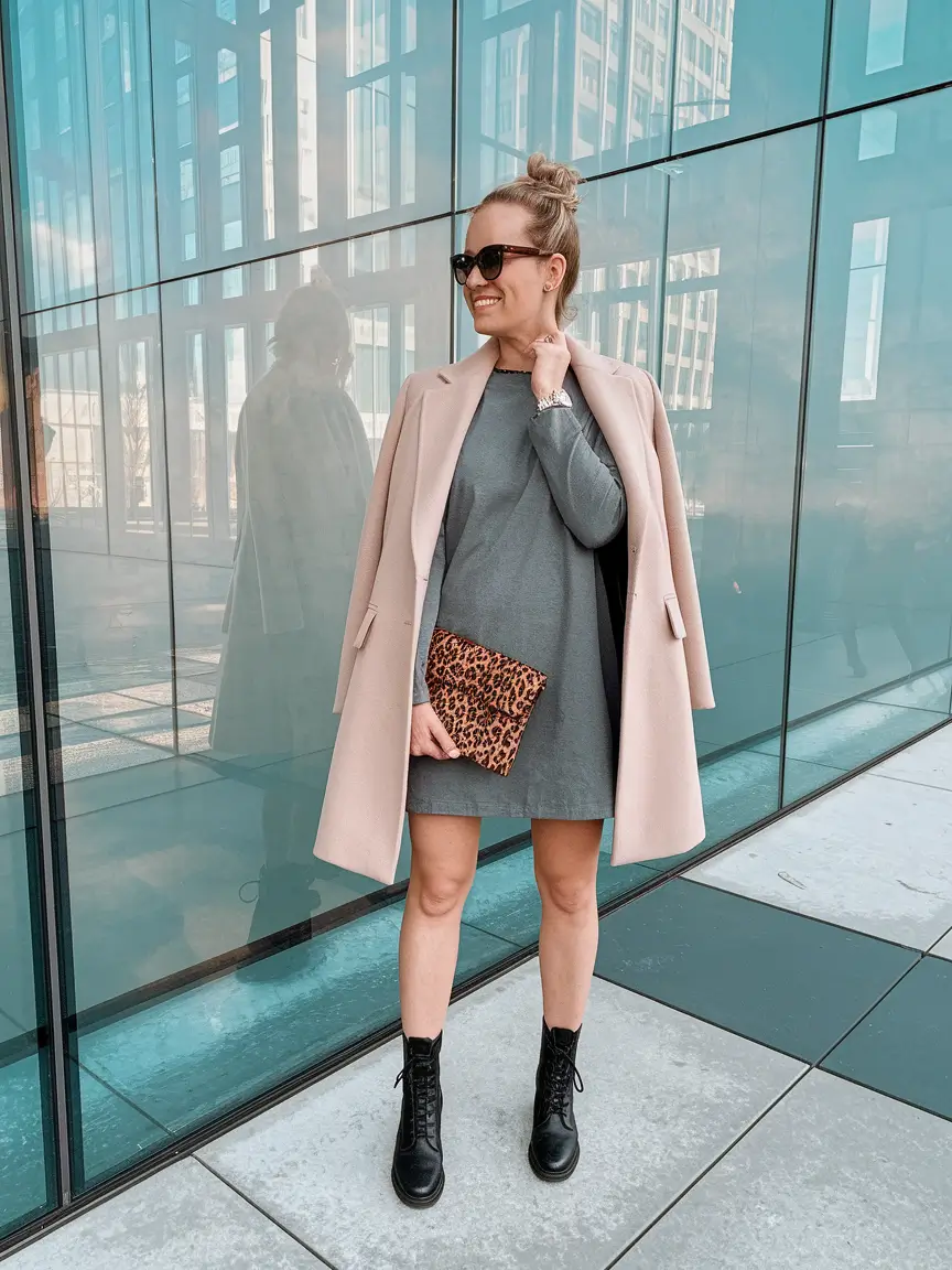 mom outfits for fall photos Modern Femme with a Touch of Edge