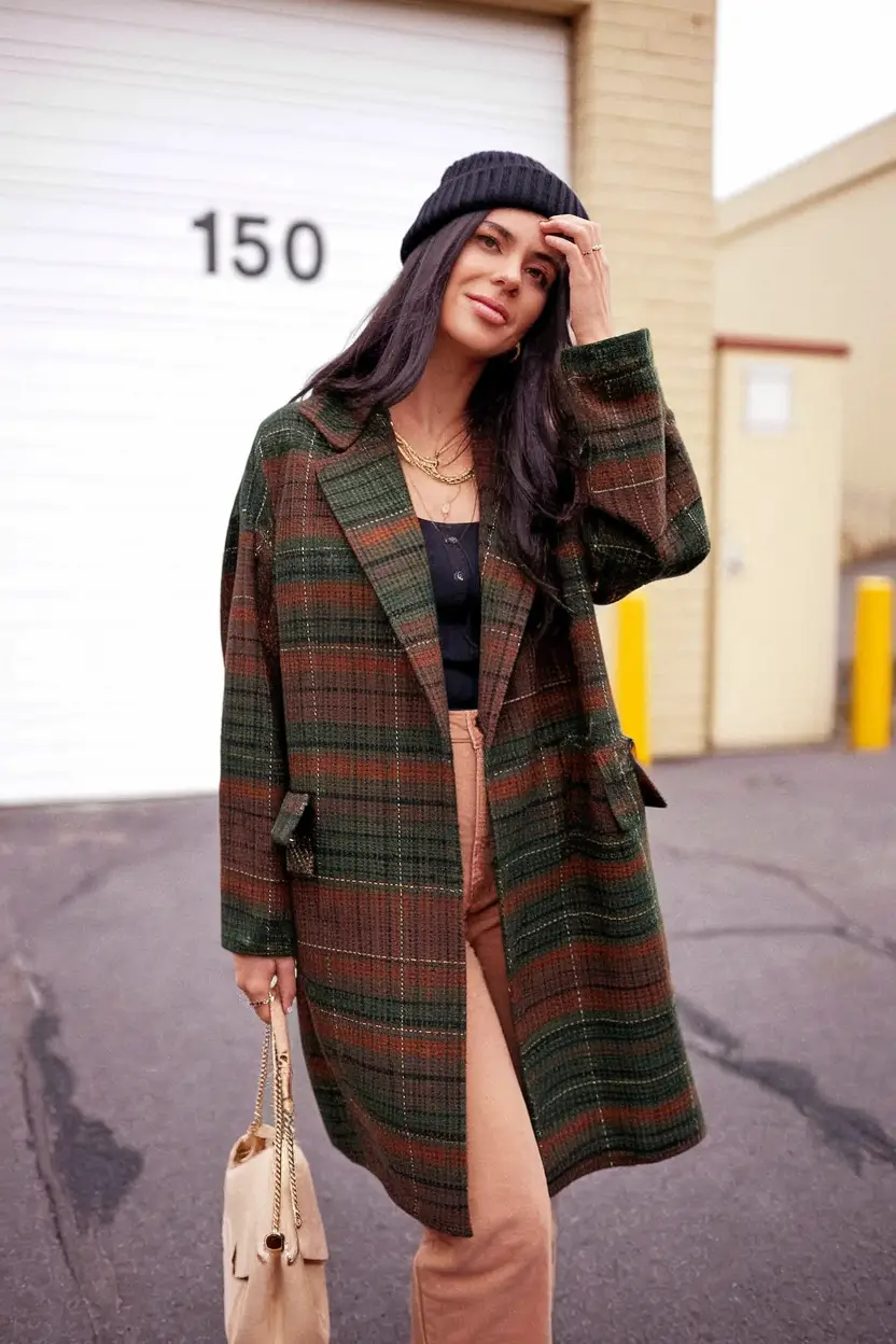 mom-outfits-for-fall-Heritage-Plaid-with-a-City-Edge