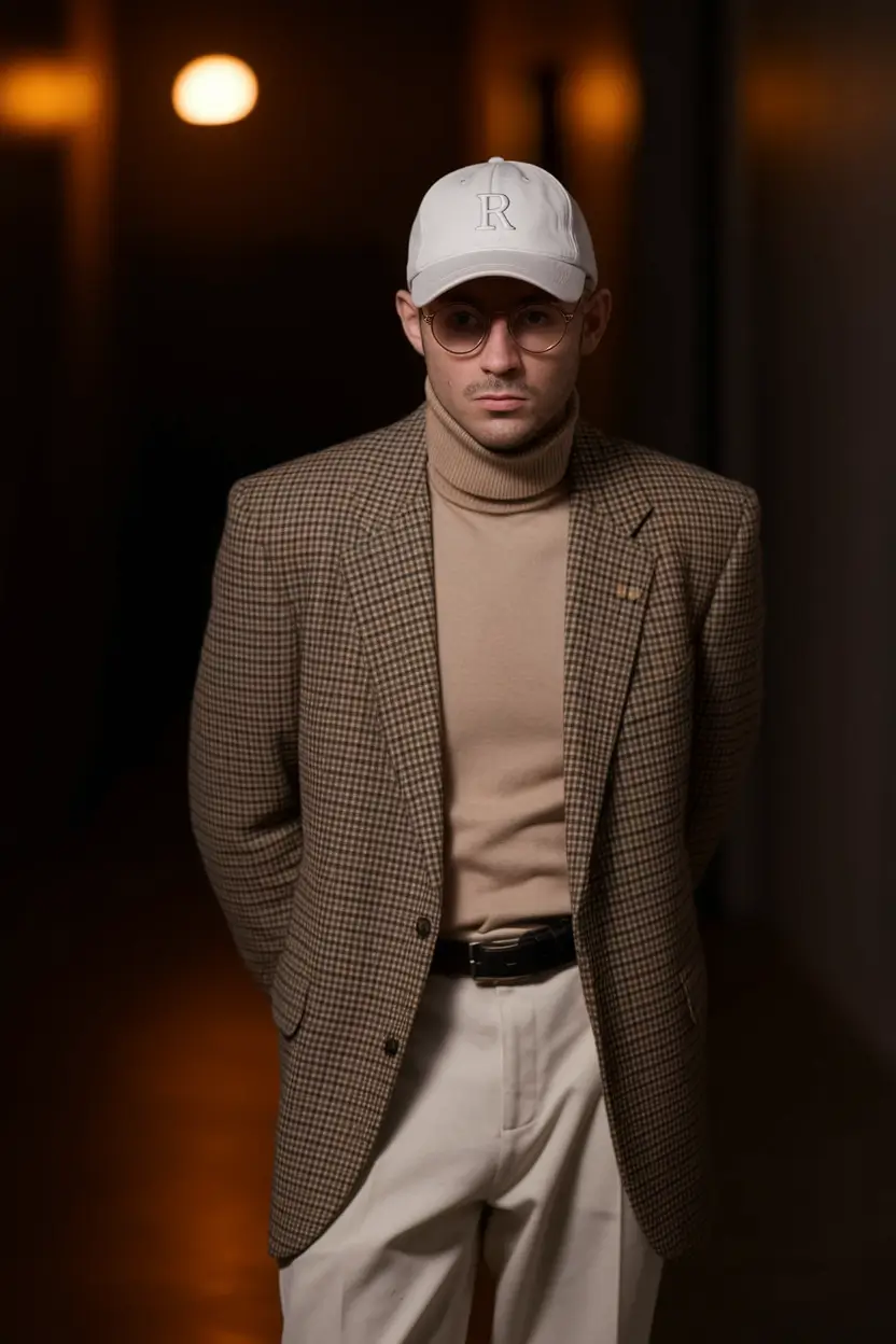 fall business casual outfit men Classic Sophistication Meets Urban Mood