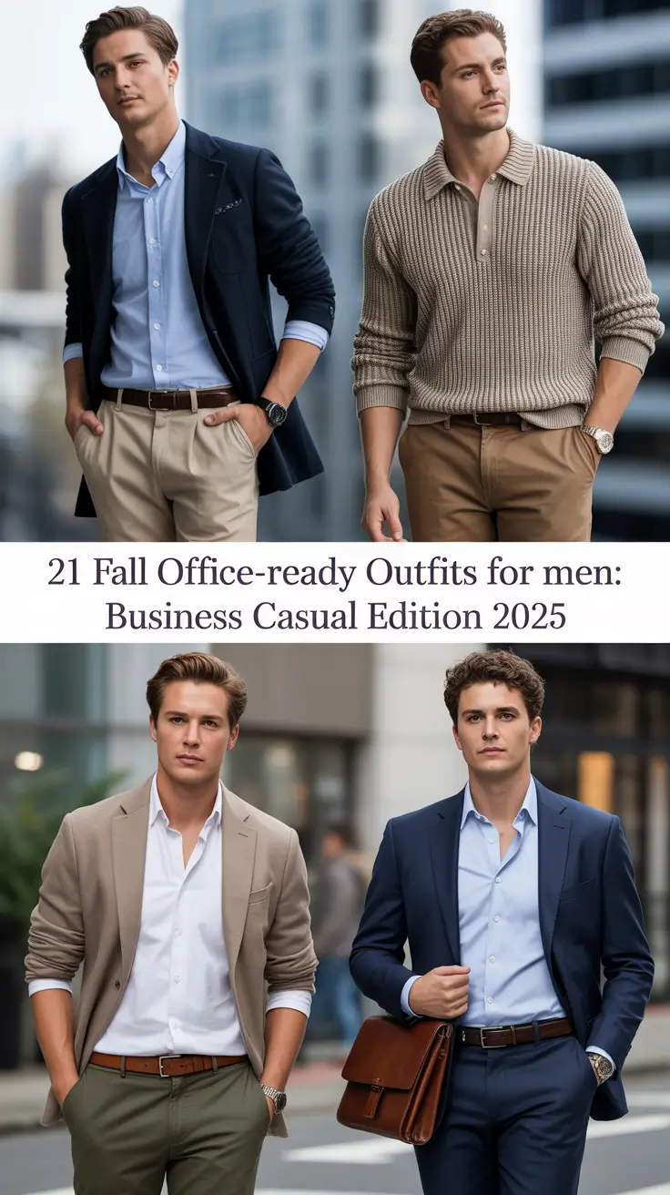 Fall Office-Ready Outfits for Men: Business Casual Edition 2025