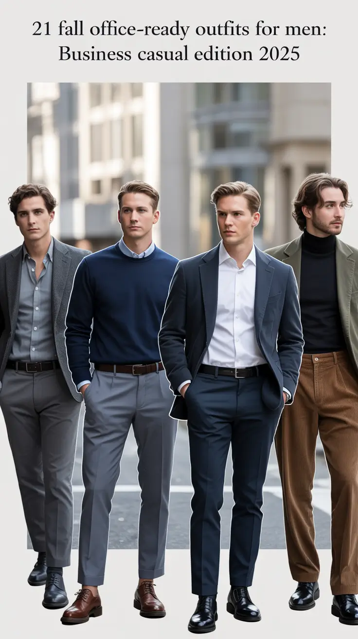 Fall Office-Ready Outfits for Men: Business Casual Edition 2025