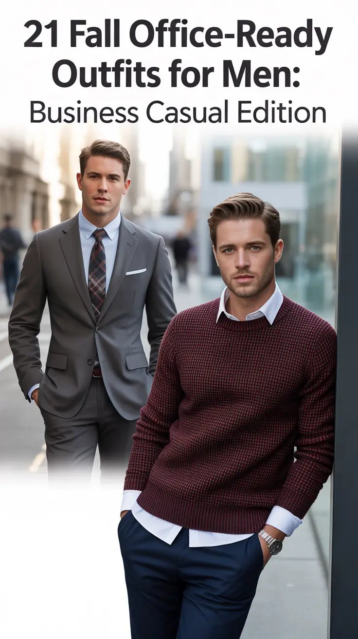 Fall Office-Ready Outfits for Men: Business Casual Edition 2025