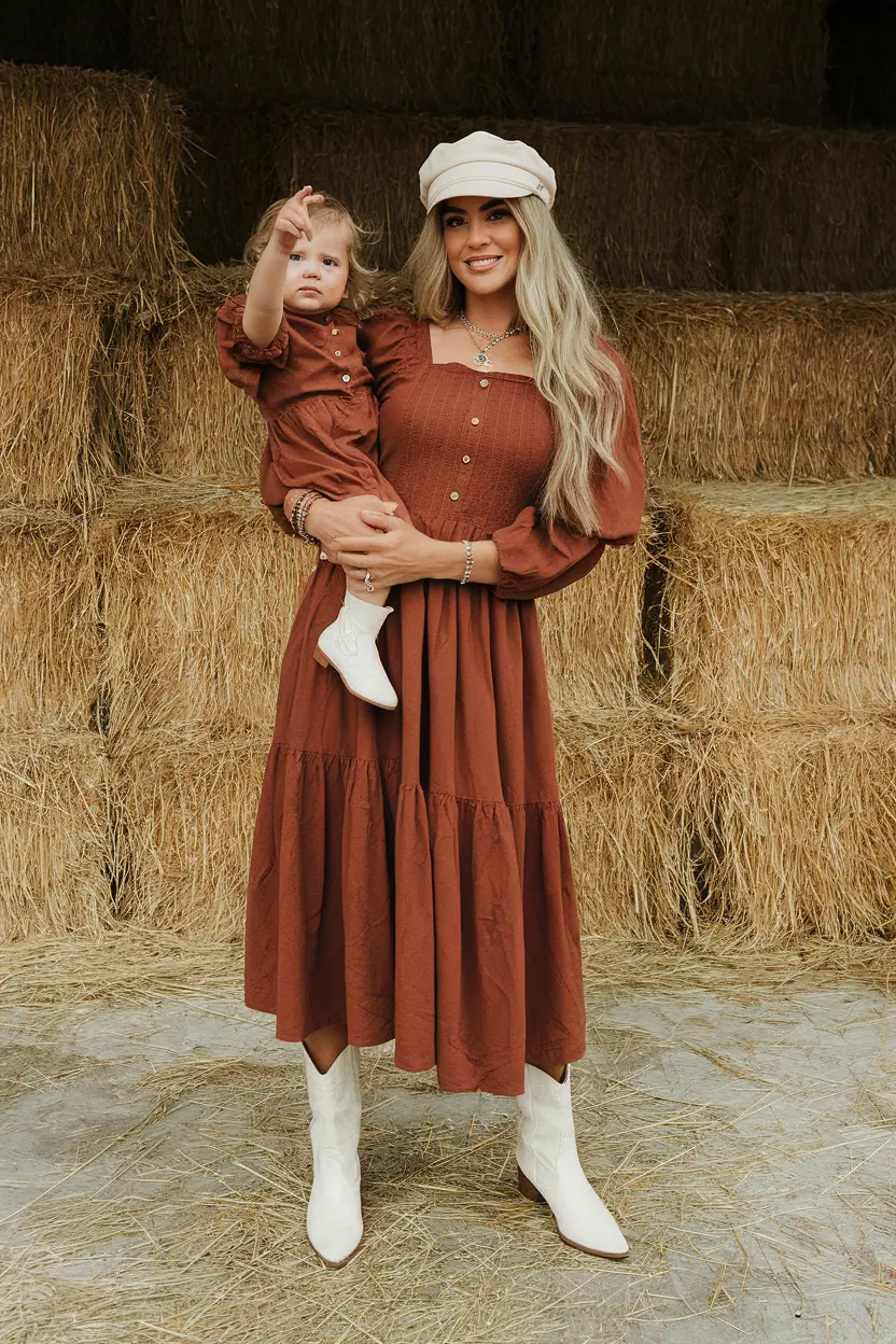 fall family pictures outfits 2025 Rusty Harmony with a Western Accent
