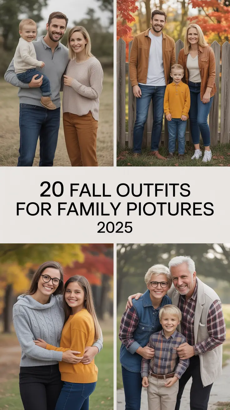 Fall Outfits for Family Pictures 2025 That Look Effortless and Timeless