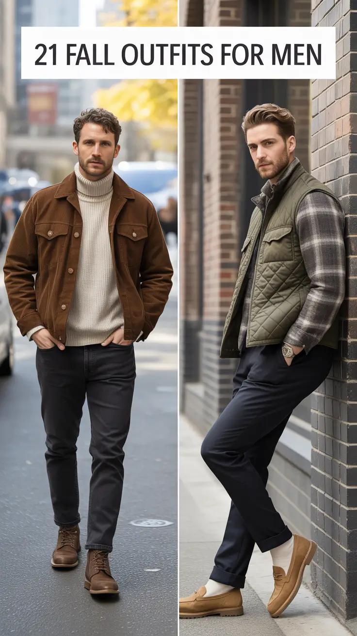 Fall Outfits for Men 2025: Aesthetic & Classy Looks to Elevate Your Autumn Wardrobe