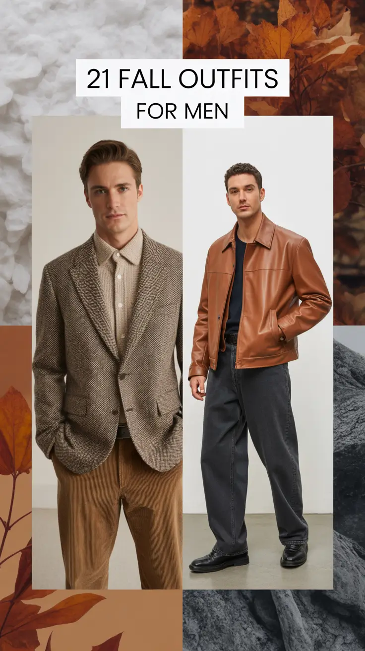 Fall Outfits for Men 2025: Aesthetic & Classy Looks to Elevate Your Autumn Wardrobe