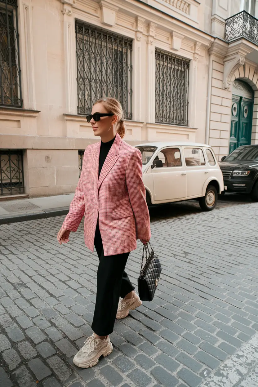 fall outfits ideas 2025 Parisian Business Casual Rewritten