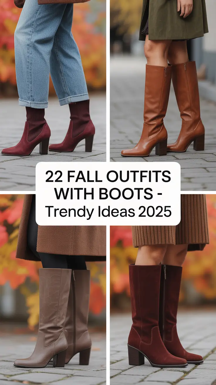 Fall Outfits with Boots – Trendy Ideas 2025 for Women Who Want Style and Comfort