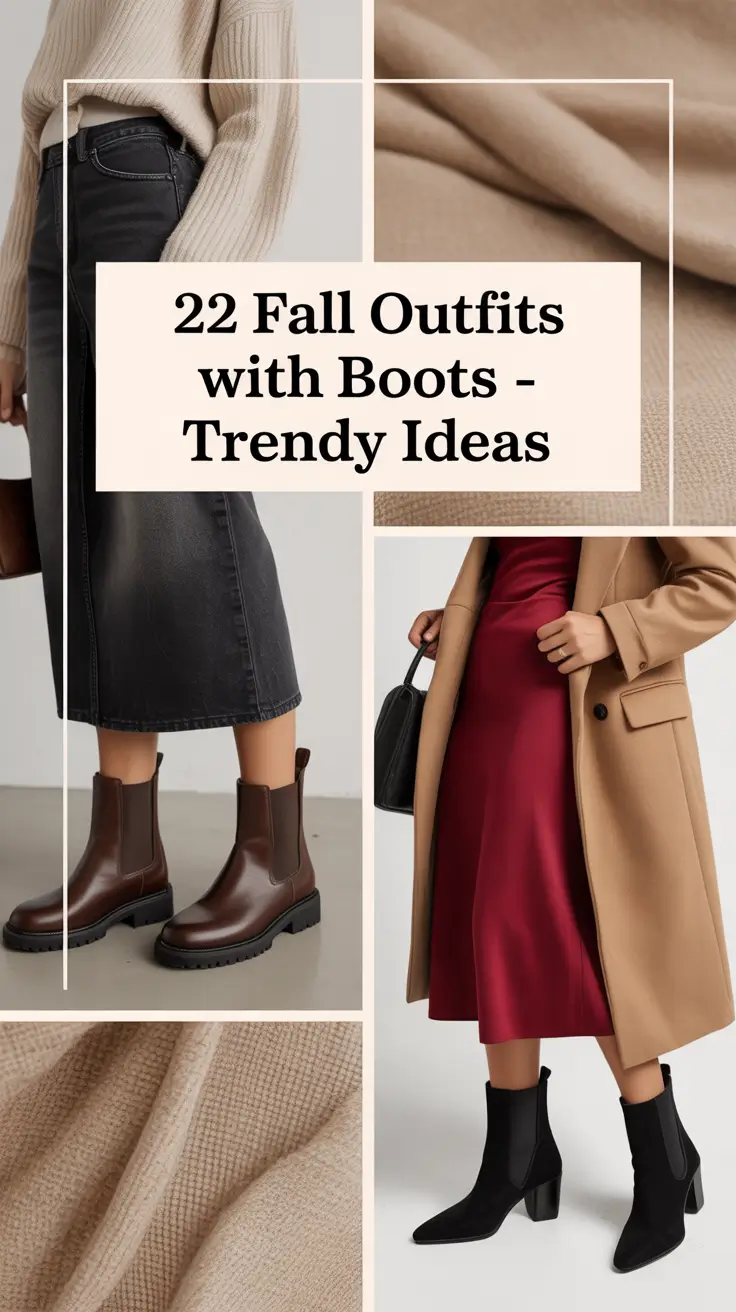 Fall Outfits with Boots – Trendy Ideas 2025 for Women Who Want Style and Comfort