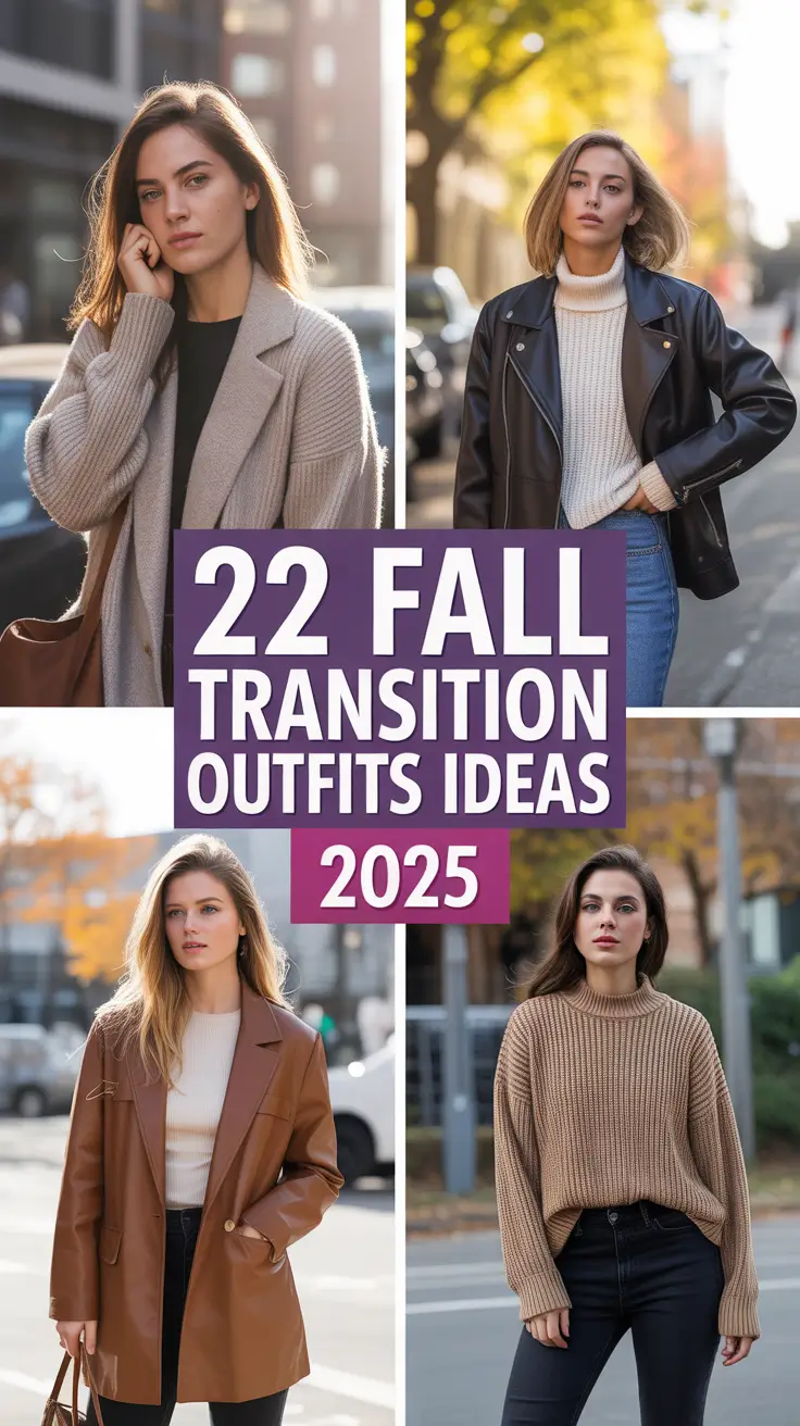 Fall Transition Outfits Ideas 2025 to Stay Cute, Comfy, and Confident This Season