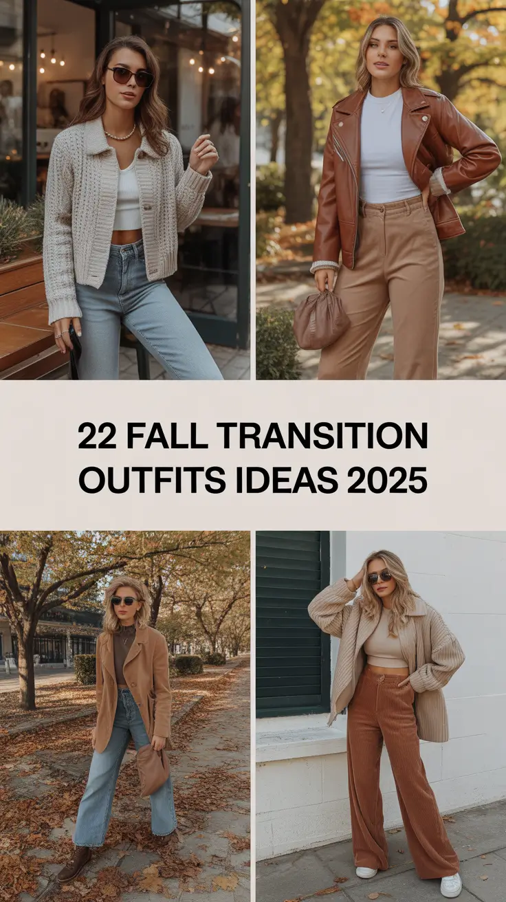 Fall Transition Outfits Ideas 2025 to Stay Cute, Comfy, and Confident This Season