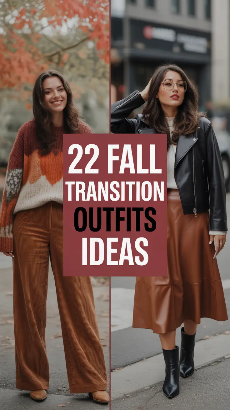 Fall Transition Outfits Ideas 2025 to Stay Cute, Comfy, and Confident This Season