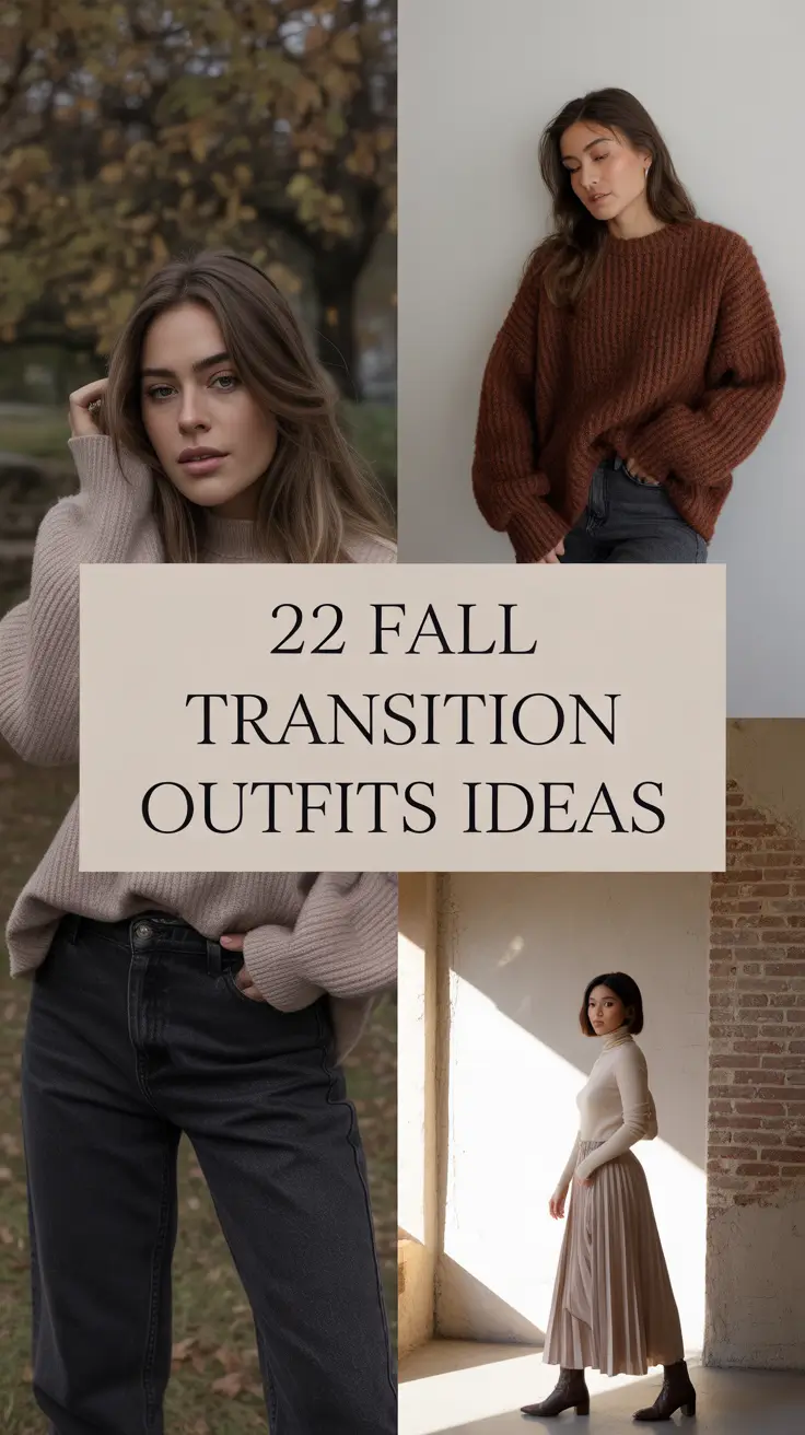 Fall Transition Outfits Ideas 2025 to Stay Cute, Comfy, and Confident This Season