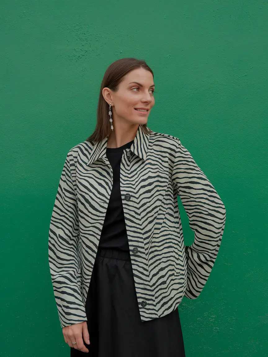 fall fashion inspo women Zebra Reimagined: Neutral Power