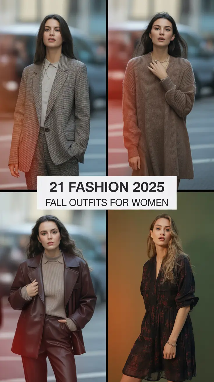 Fashion 2025 Fall Outfits for Women: Stylish Looks for Every Age and Mood