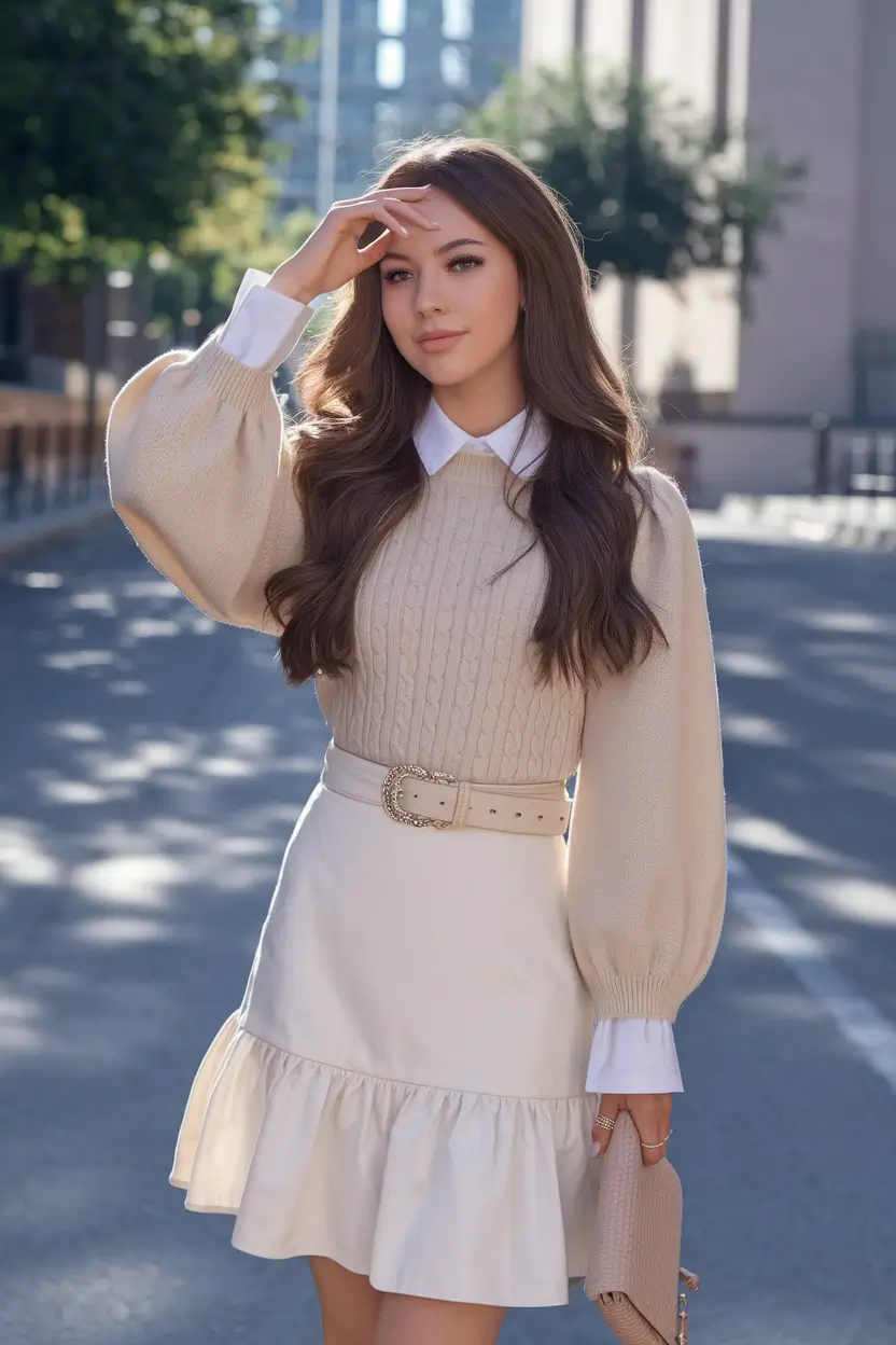 fall-old-money-outfits-dress-soft-neutrals-with-regal-structure