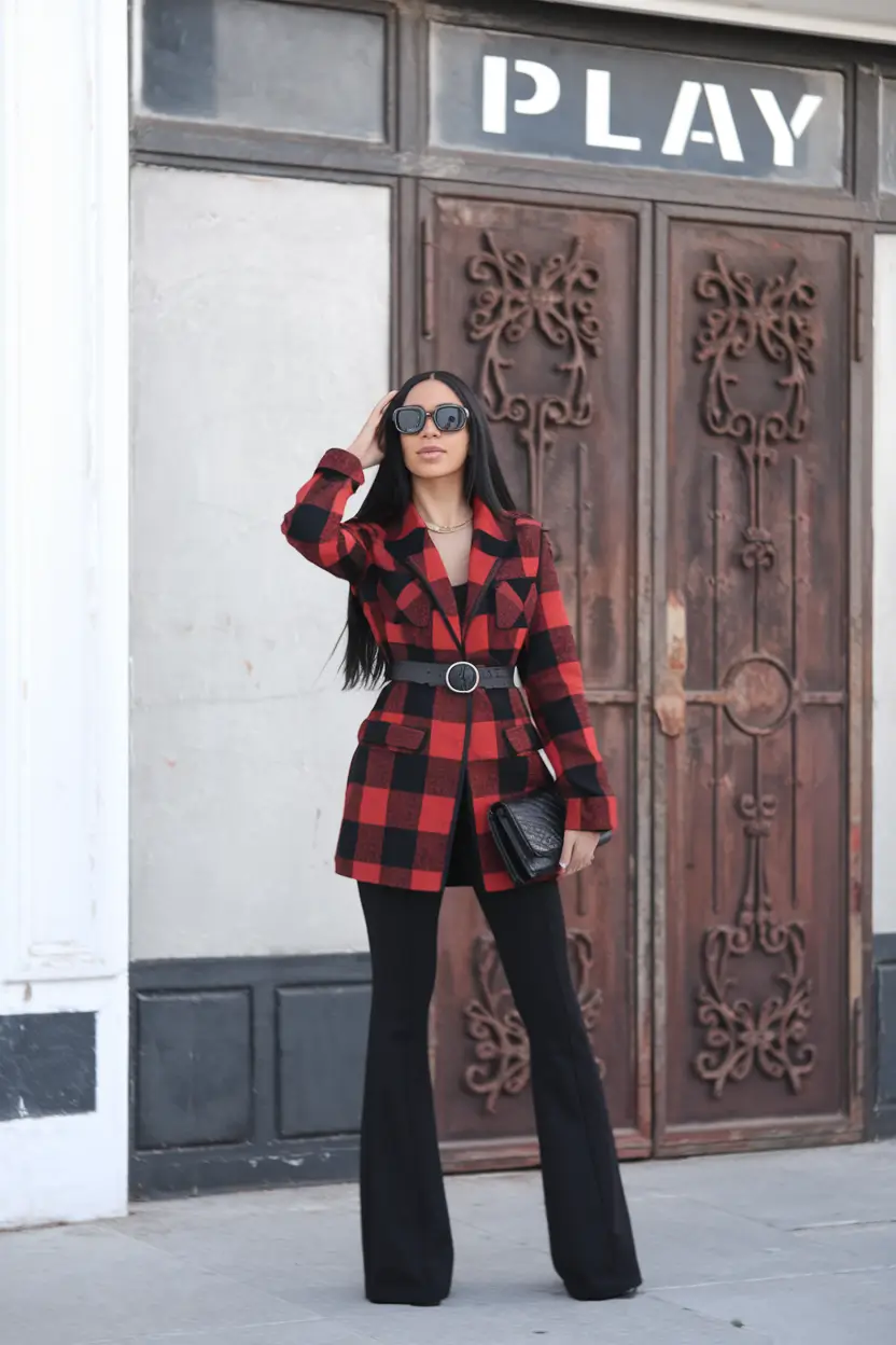 casual-fall-outfits-2025-women-over-30-Chic-Lumberjack-Energy-Meets-Street-Ready-Layers